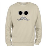 Bıyık Baskılı Regular Sweatshirt